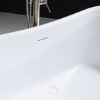“Toulon67HPCAir” 67" x 32.5" Self-Sanitizing Air Jetted French Bateau Tub Hammered Polished Solid Copper Exterior