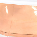 “Aquitaine-67PC Air Jetted” 67" Tub with a Mirror Polished Copper Shell Exterior