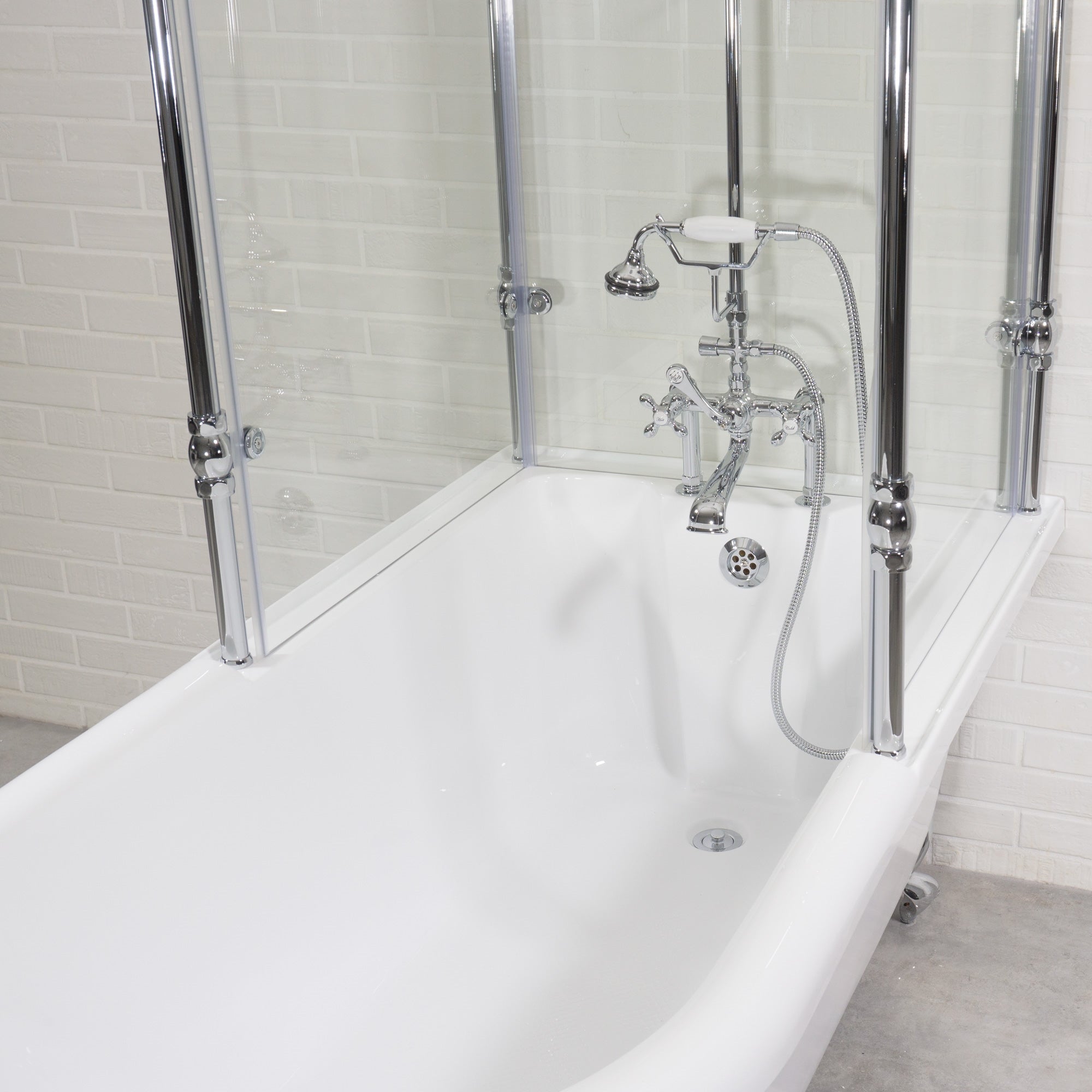 “RF59” 59" Extra Wide Freestanding Clawfoot Shower Tub