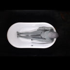 “Biarritz S59POL Hydro Spa Jetted” 59 Inch Mirror Polished Copper Shell French Bateau Bathtub with CoreAcryl Acrylic Interior