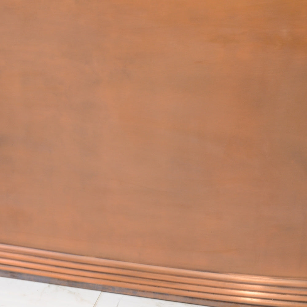 “Biarritz S73LA Hydro Spa Jetted” 73 Inch Light Aged Copper Shell French Bateau Bathtub with CoreAcryl Acrylic Interior
